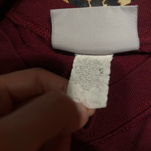 Vintage Blair Burgundy Autumn Cat Crewneck Sweatshirt - Picture 4 of 7